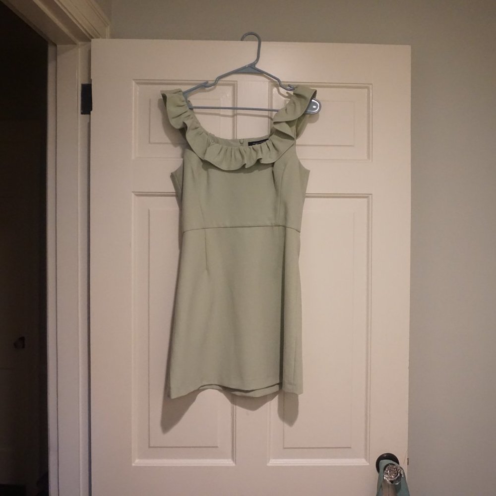 French Collection green dress